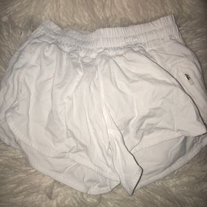 White lulu lemon shorts!